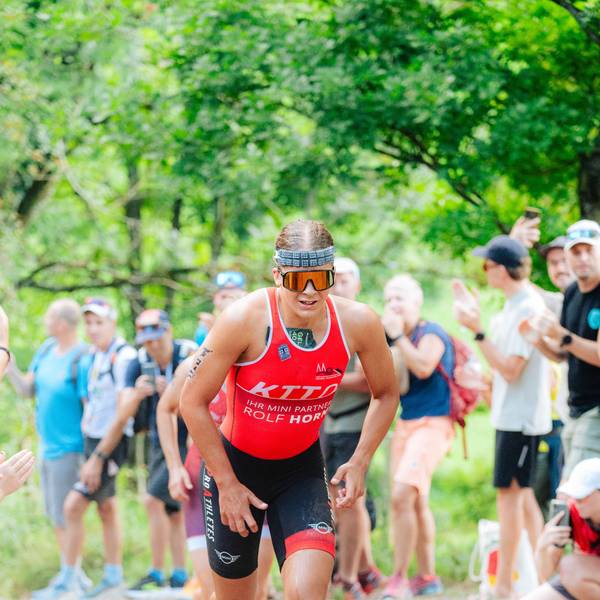 Fanni Szalai beim Allgäu-Triathlon