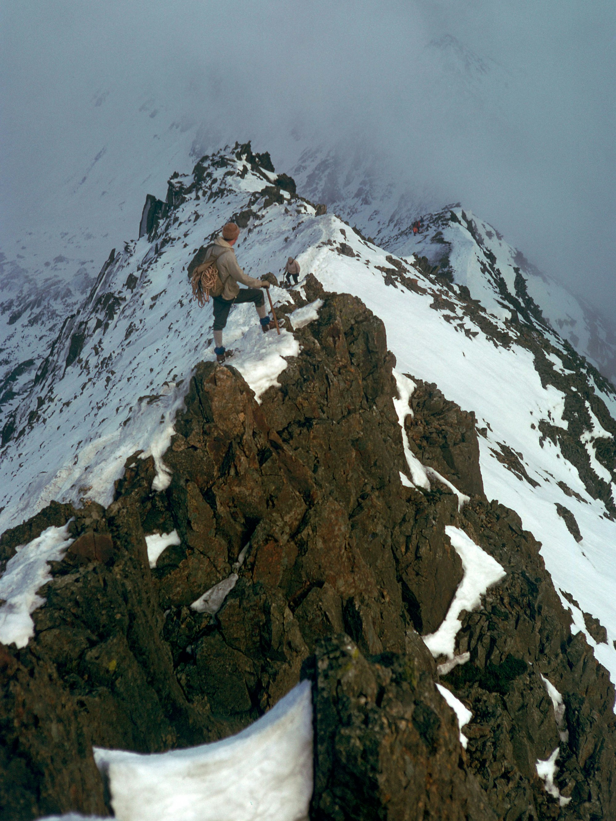 Der „Grat Crib Goch“.