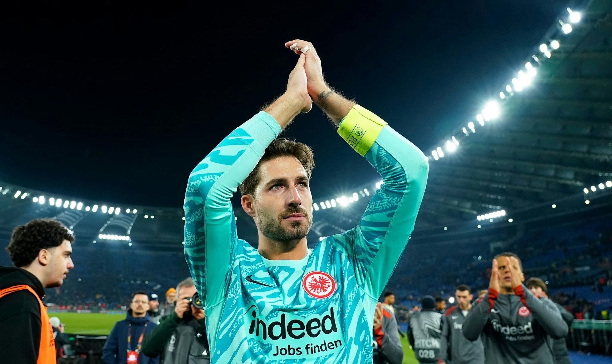Bei Kevin Trapp flossen wegen des Abschieds von Eintracht Frankfurt Tränen.