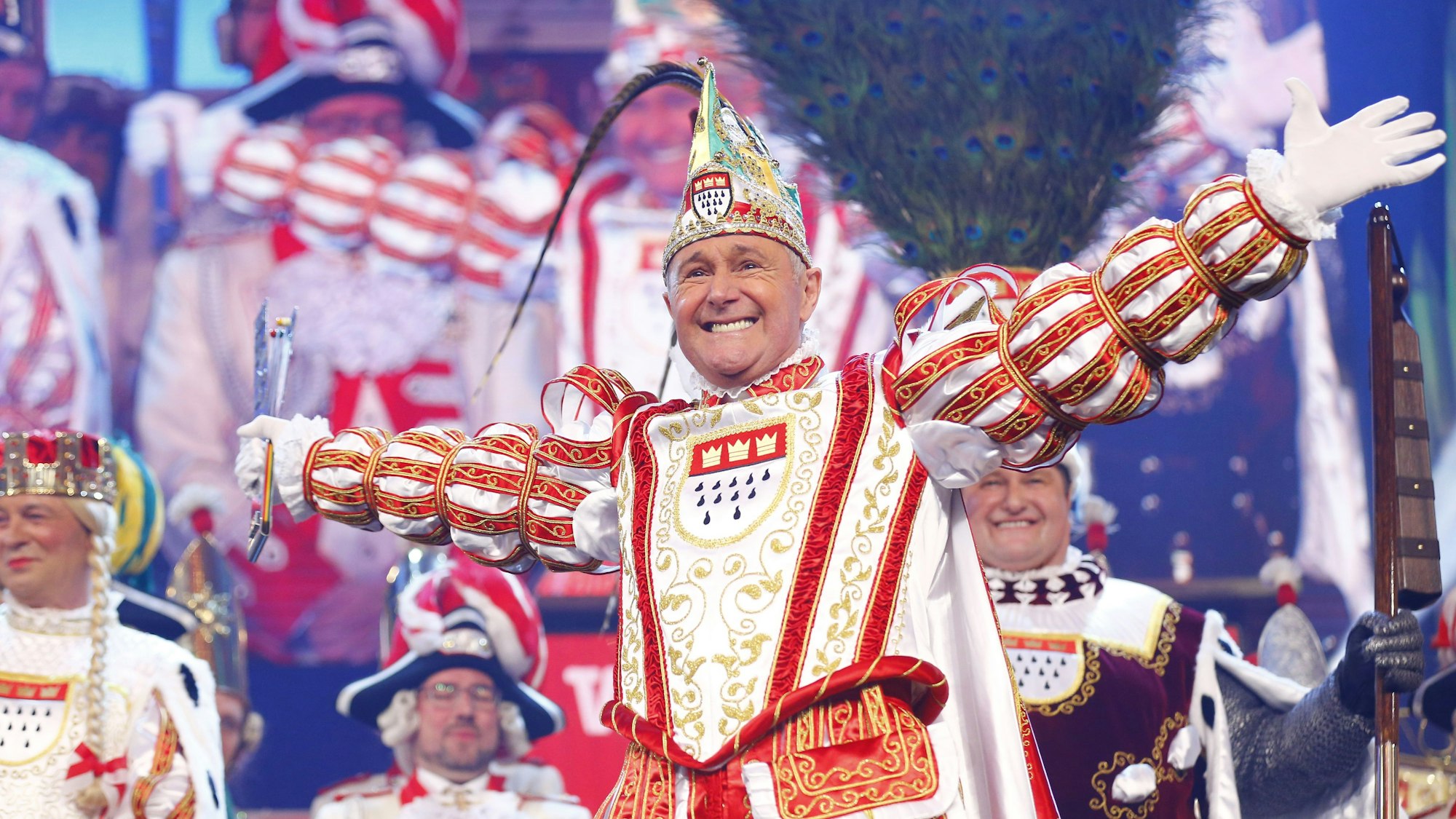 Christian Krath bei seiner Proklamation 2020 im Gürzenich