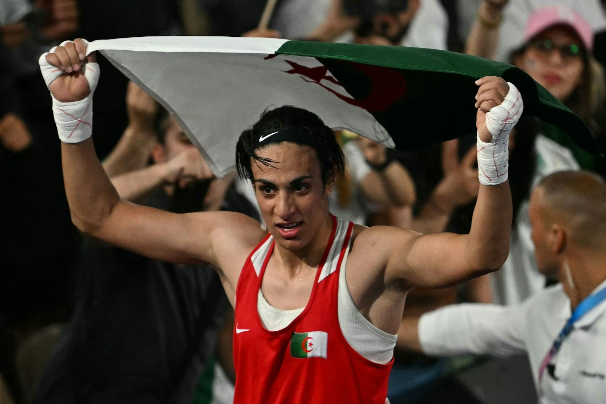 War bei Olympia 2024 im Zentrum der Debatten: Imane Khelif.