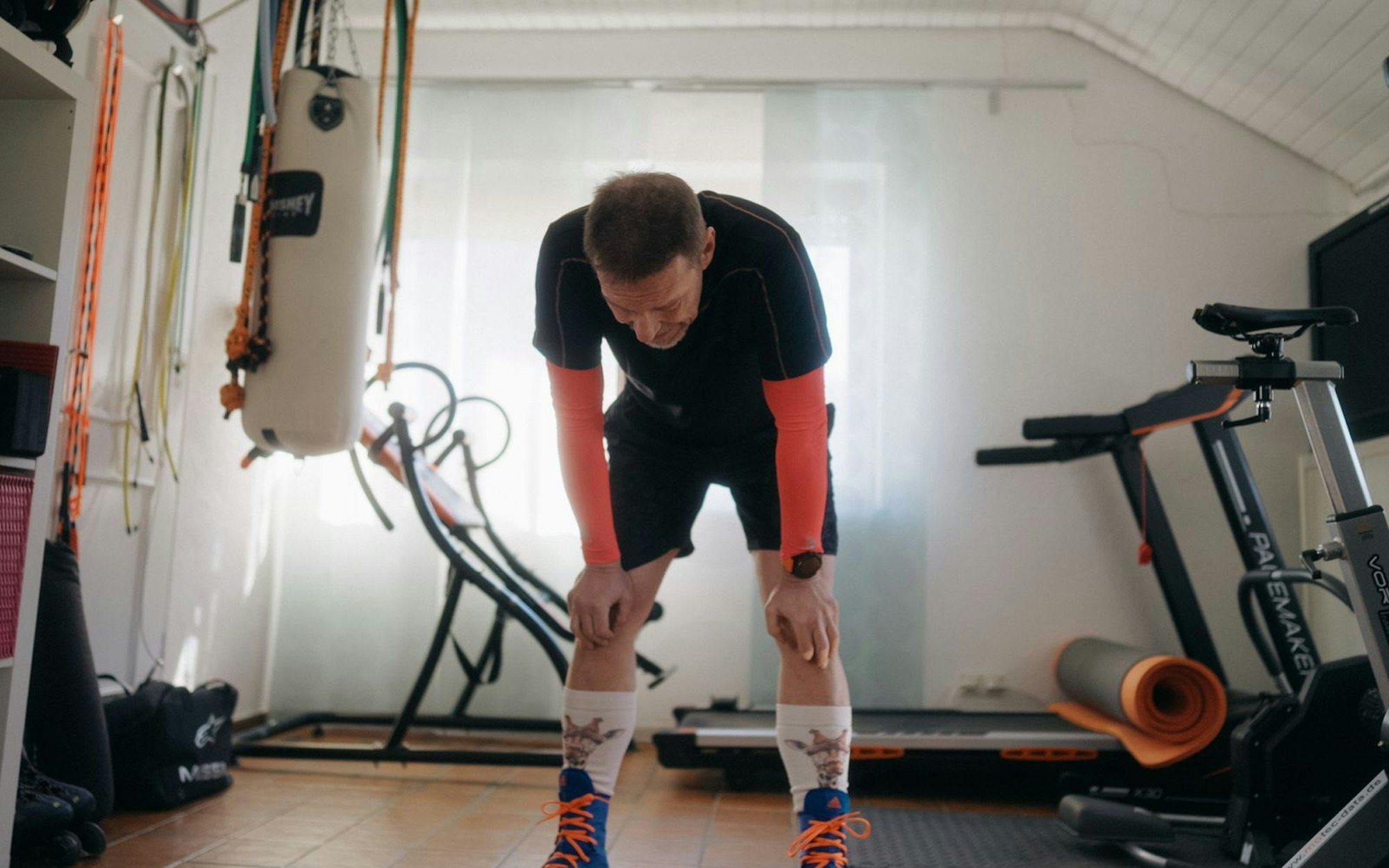 Sport macht Harald trotz seiner Herzschwäche. (Bild: ZDF/ Sebastian André Wirsching)