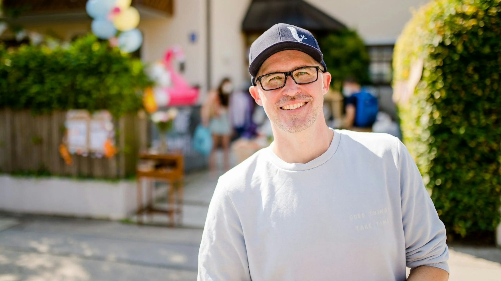 René Götz ist der Organisator der Hofflohmärkte.