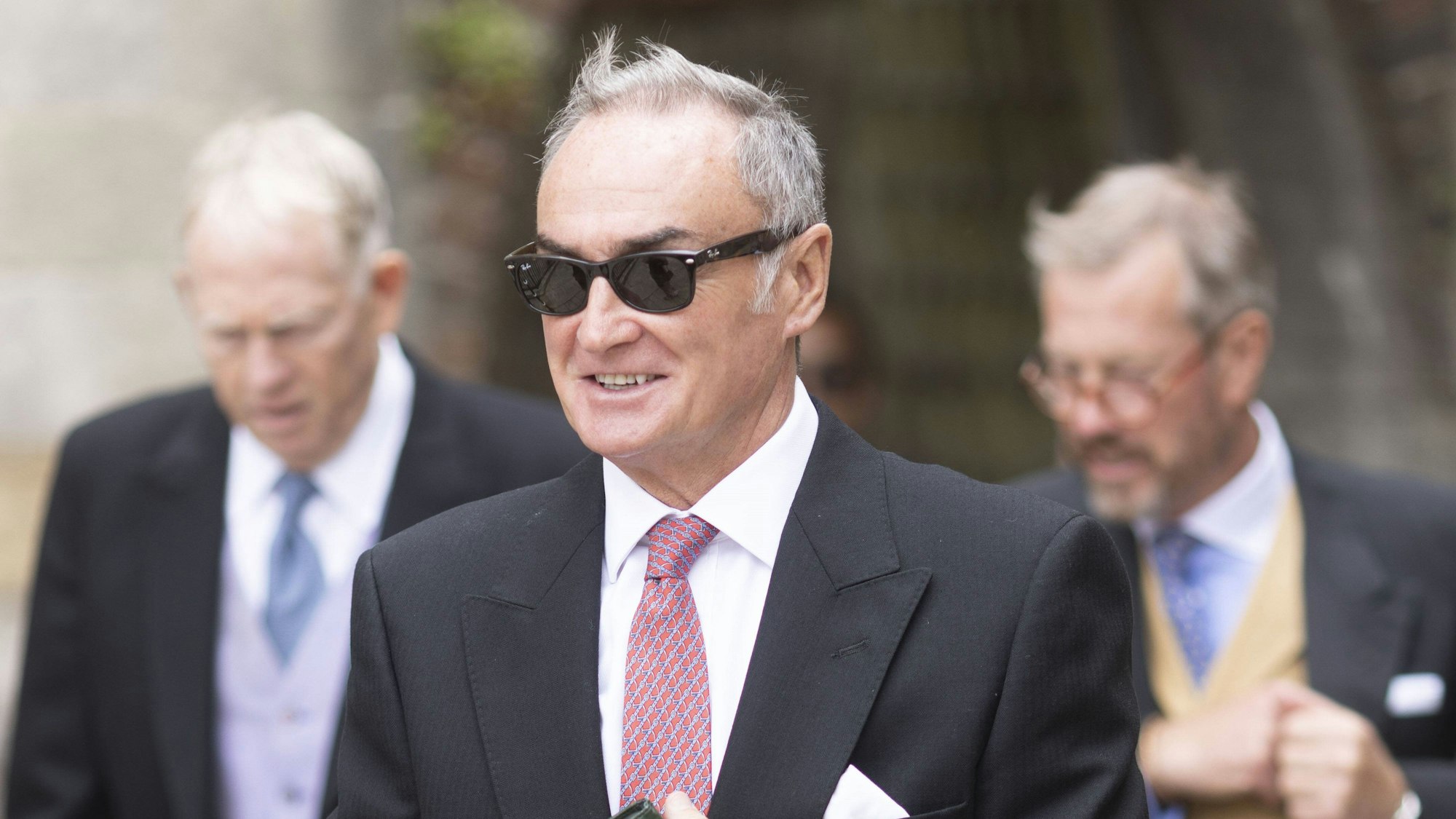 Lord Ivar Mountbatten bei der Hochzeit von Lady Tatiana Mountbatten in der Kathedrale von Winchester.