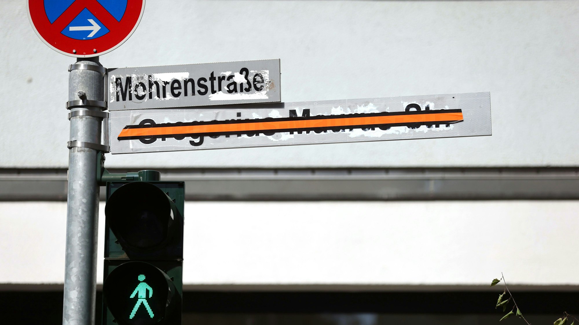 Die „Gregorius-Marus-Straße“ in der Kölner Innenstadt steht kurz vor ihrer offiziellen Umbenennung: Im Oktober geht die Übergangsfrist zu Ende. Im Semptember entscheidet sich, ob drei weitere Straßen in Köln einen neuen Namen erhalten. (Archivbild)