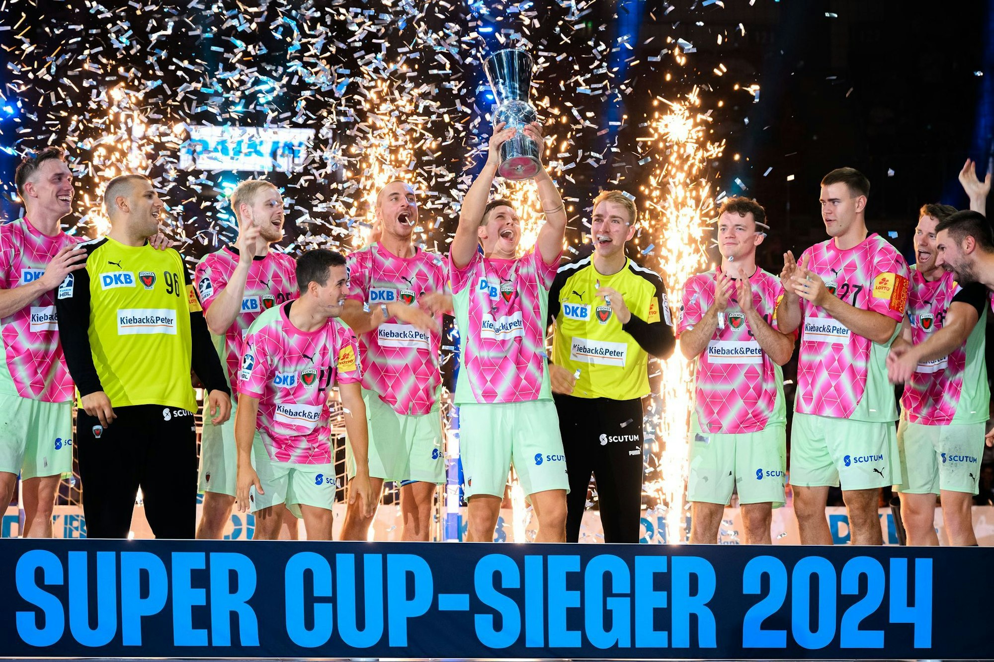 Die Füchse Berlin wollen wie im Vorjahr den Supercup gewinnen.