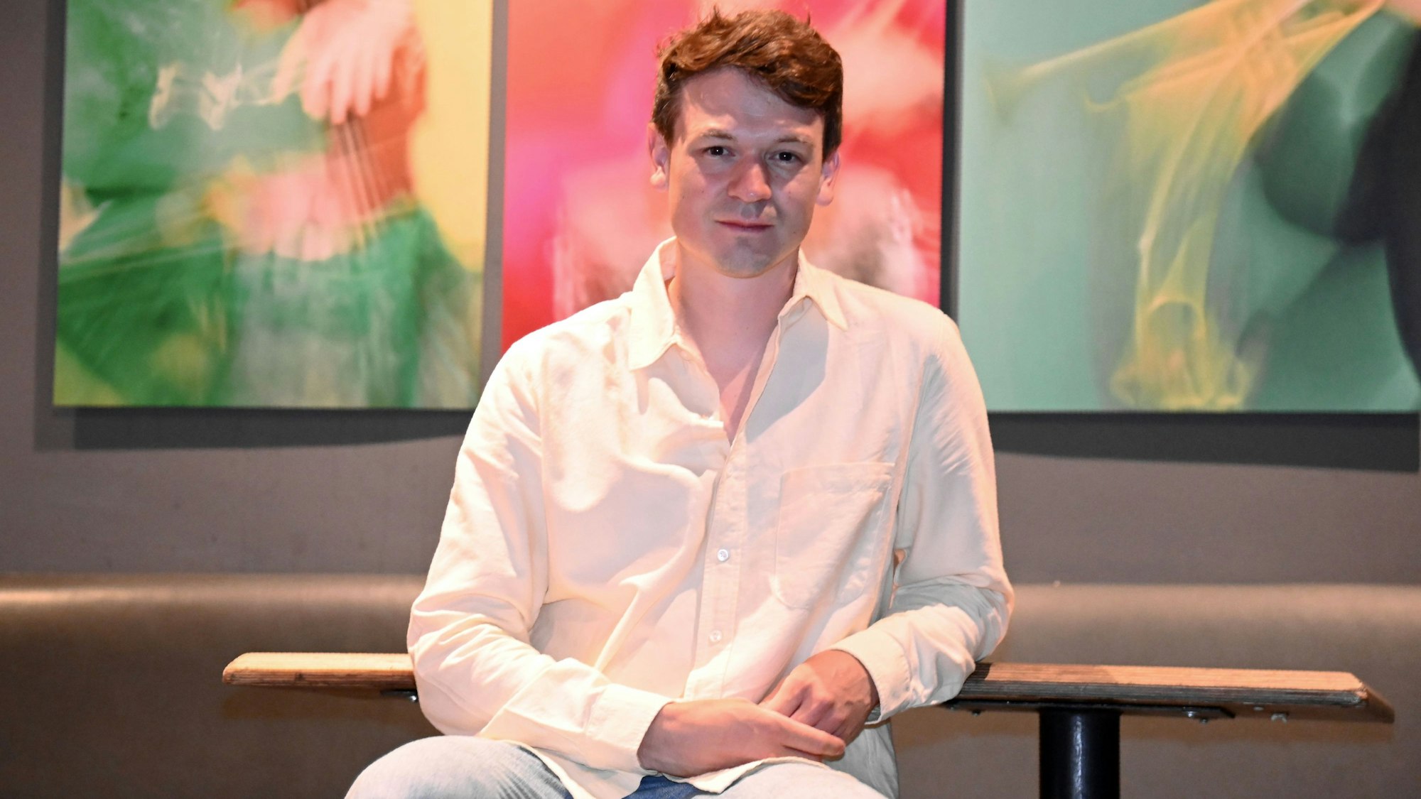 20.08.2025 Köln. "Kulturmonat" mit Janning Trumann. Der Musiker setzt sich für die Kölner Jazzszene ein und ist Geschäftsführer der Cologne Jazzweek, die am 31.8. startet. Foto: Alexander Schwaiger
