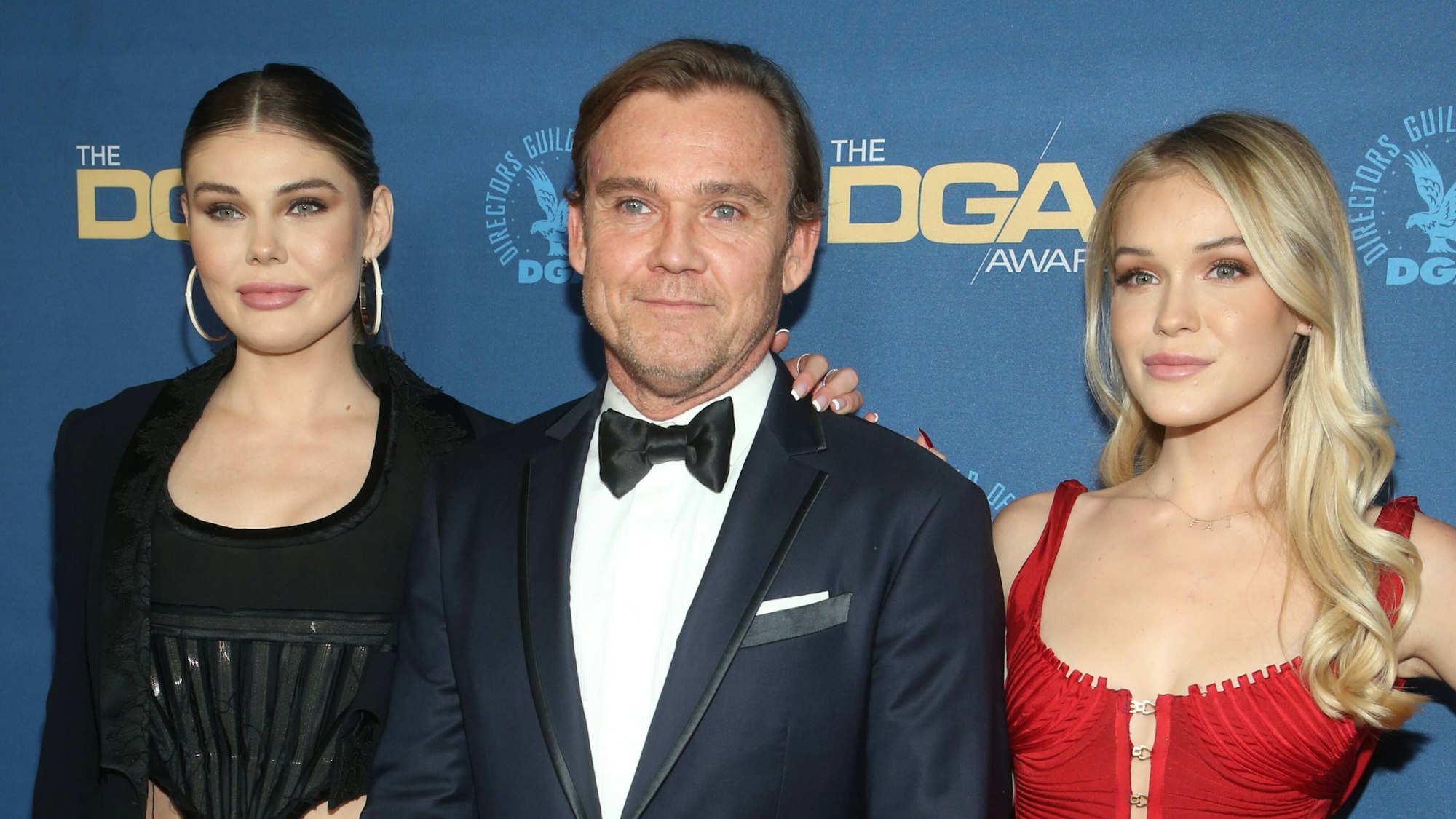 Ricky Schroder mit seinen Töchtern Faith Anne und Cambrie.