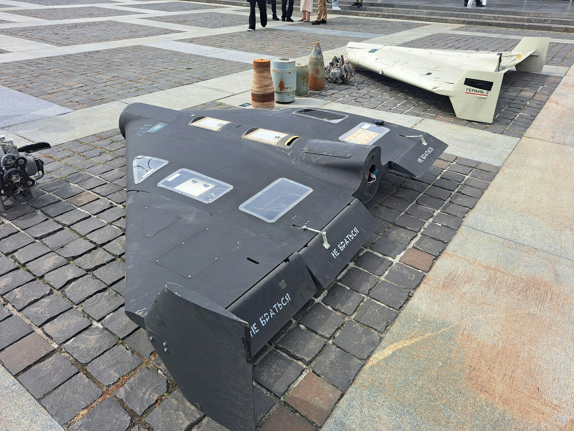 Russland greift die Ukraine weiter mit Kampfdrohnen an. (Symbolbild)