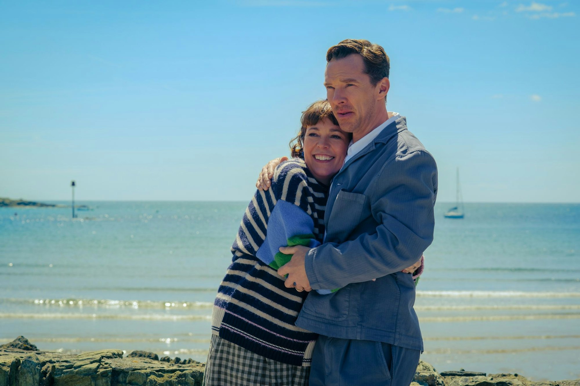 Olivia Colman und Benedict Cumberbatch spielen die Hauptrollen in der turbulenten Scheidungskomödie «Die Rosenschlacht». (Handout)