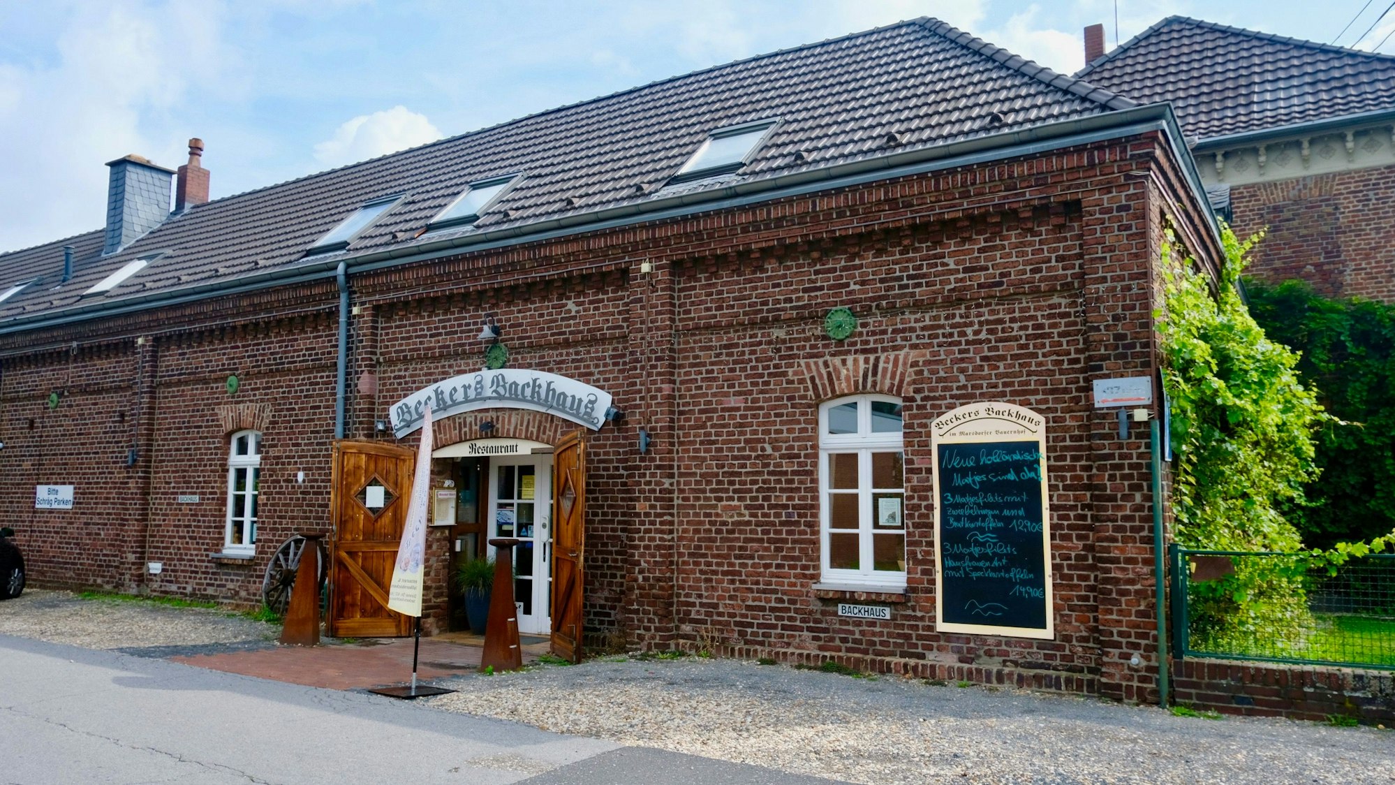 Beckers Backhaus von außen