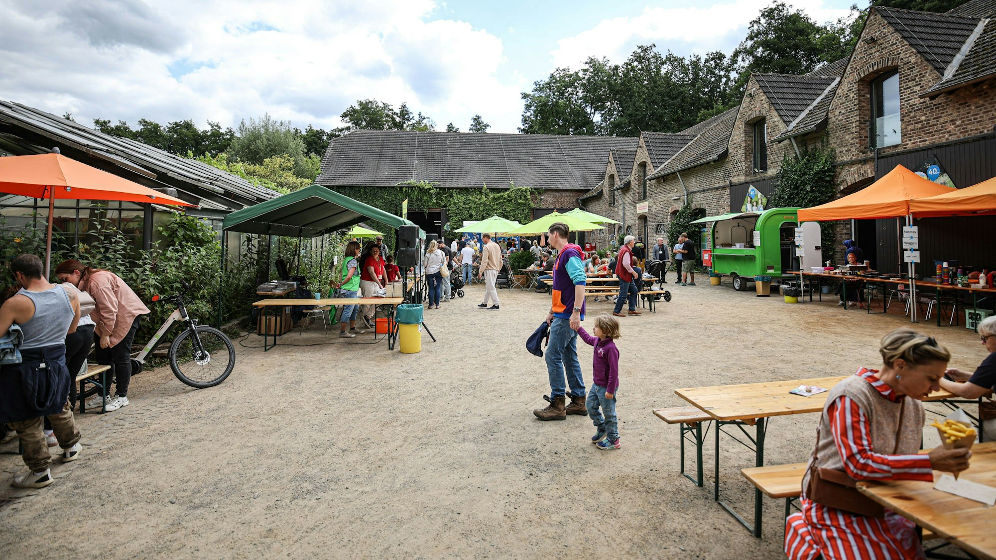 Das Naturgut Ophoven war einer von drei Standorten bei „LevSpielt³“.