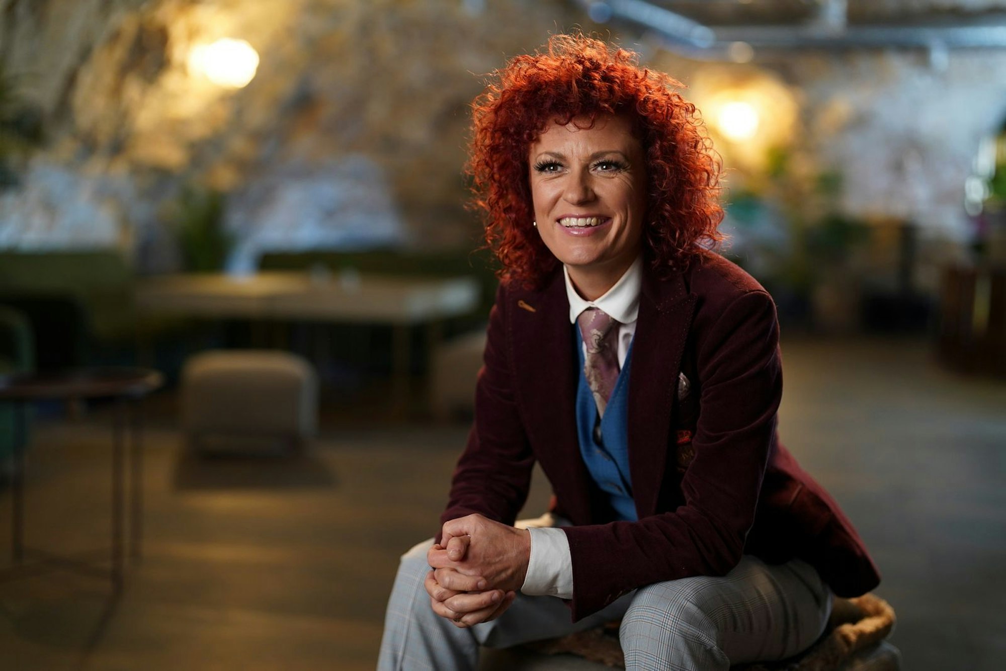 No-Angels-Sängerin Lucy Diakovska ist überzeugt: Heute würde Lana Kaiser gefeiert werden. (Bild: BR/Gebrüder Beetz Filmproduktion/Alexander Vexler)