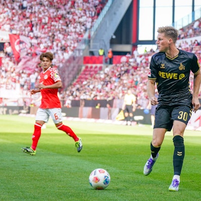 Marius Bülter am Ball.