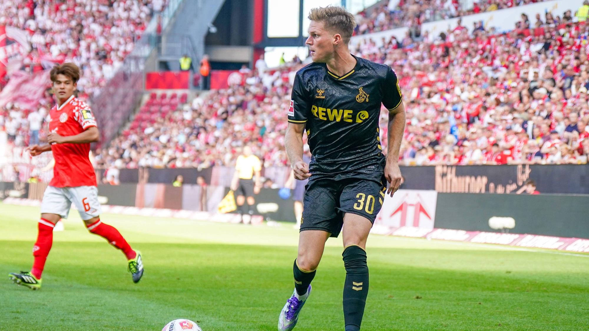 Marius Bülter am Ball.