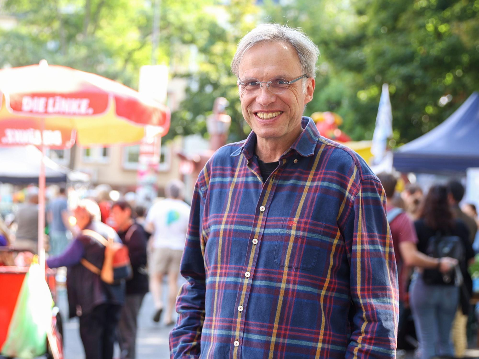 Heiner Kockerbeck ist der Kölner Spitzenkandidat für den Stadtrat der Linken für die Kommunalwahl 2025.