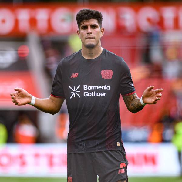 Leverkusens Piero Hincapie nach dem 1:2 gegen die TSG Hoffenheim