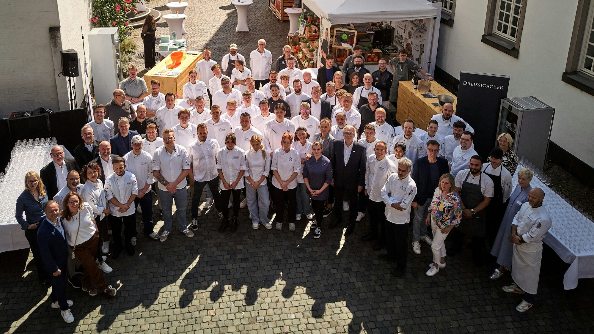 Die Köchinnen und Köche bei der Eröffnungsfeier der Fine Food Days Cologne
