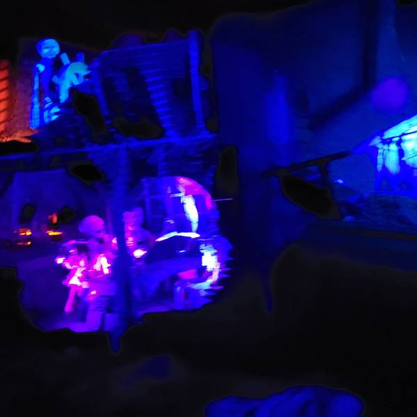 Eine Szene aus der Geister Rikscha im Phantasialand.