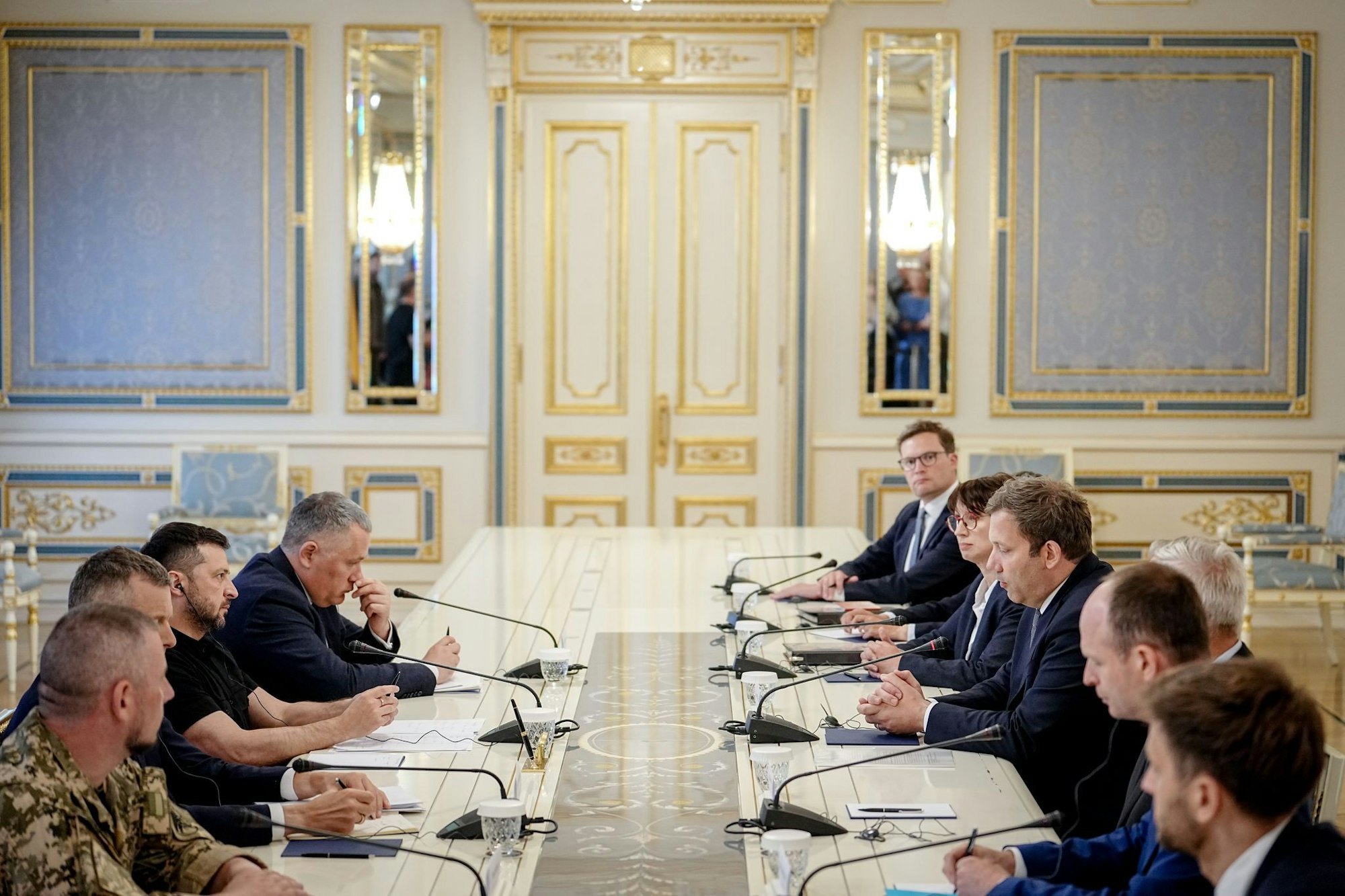 Auch ein Gespräch mit dem ukrainischen Präsidenten Wolodymyr Selenskyj steht auf der Agenda.