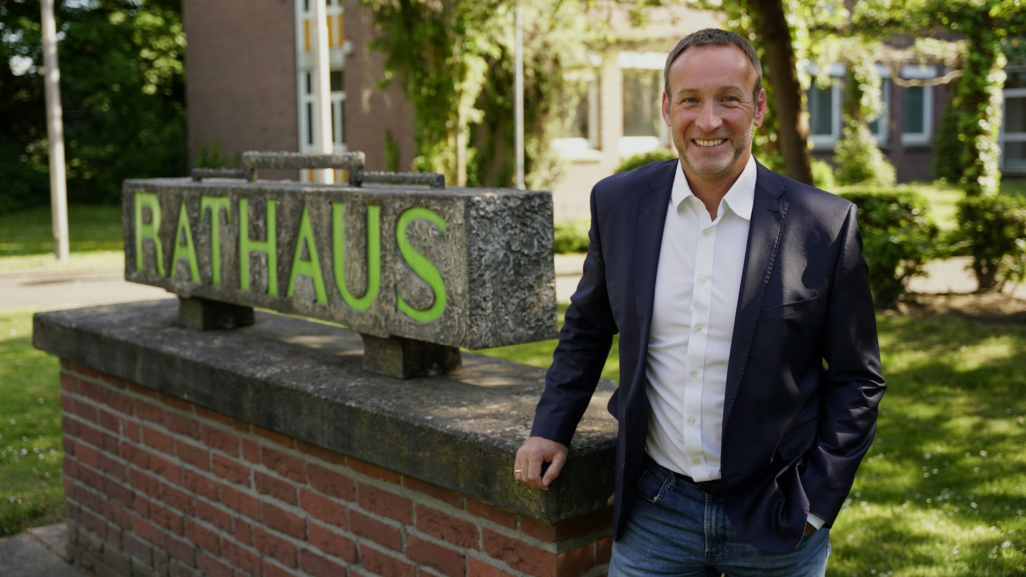 Andreas Heller strebt bei der Kommunalwahl für das Elsdorfer Bürgermeisteramt eine dritte Amtszeit an.