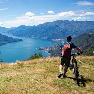 Landschaft des Comer Sees