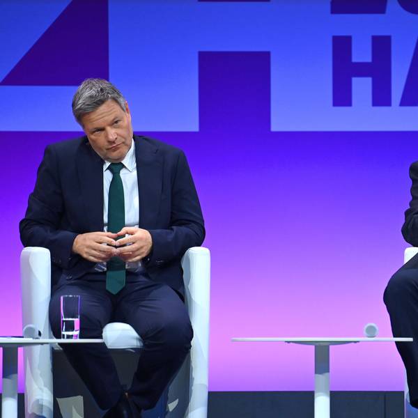 Sind sich nicht grün: Markus Söder und Robert Habeck bei einem TV-Auftritt.