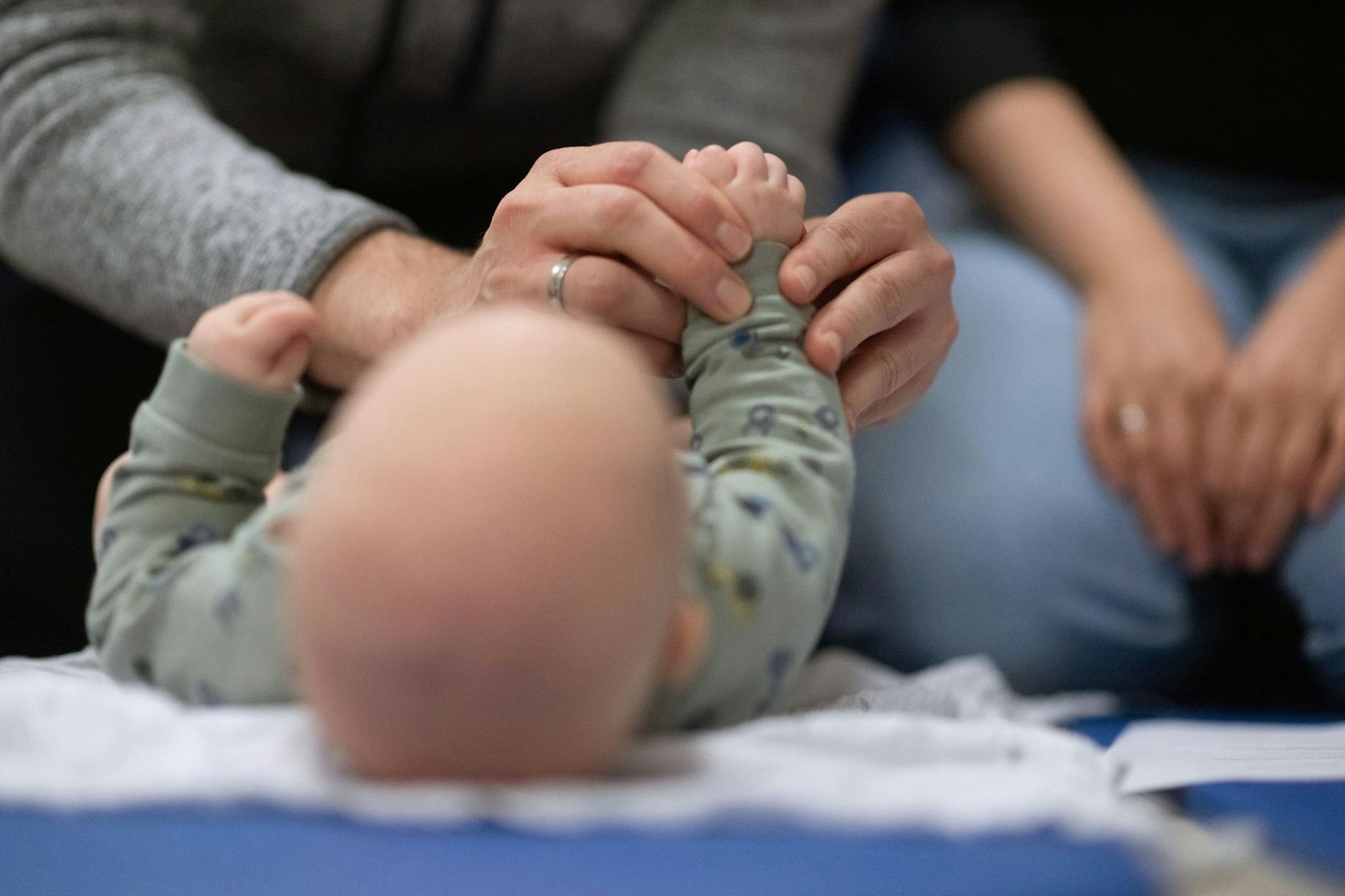 Eine RSV-Infektion ist bei Säuglingen und Kindern in Deutschland die häufigste Ursache von Erkrankungen der unteren Atemwege. (Symbolbild)