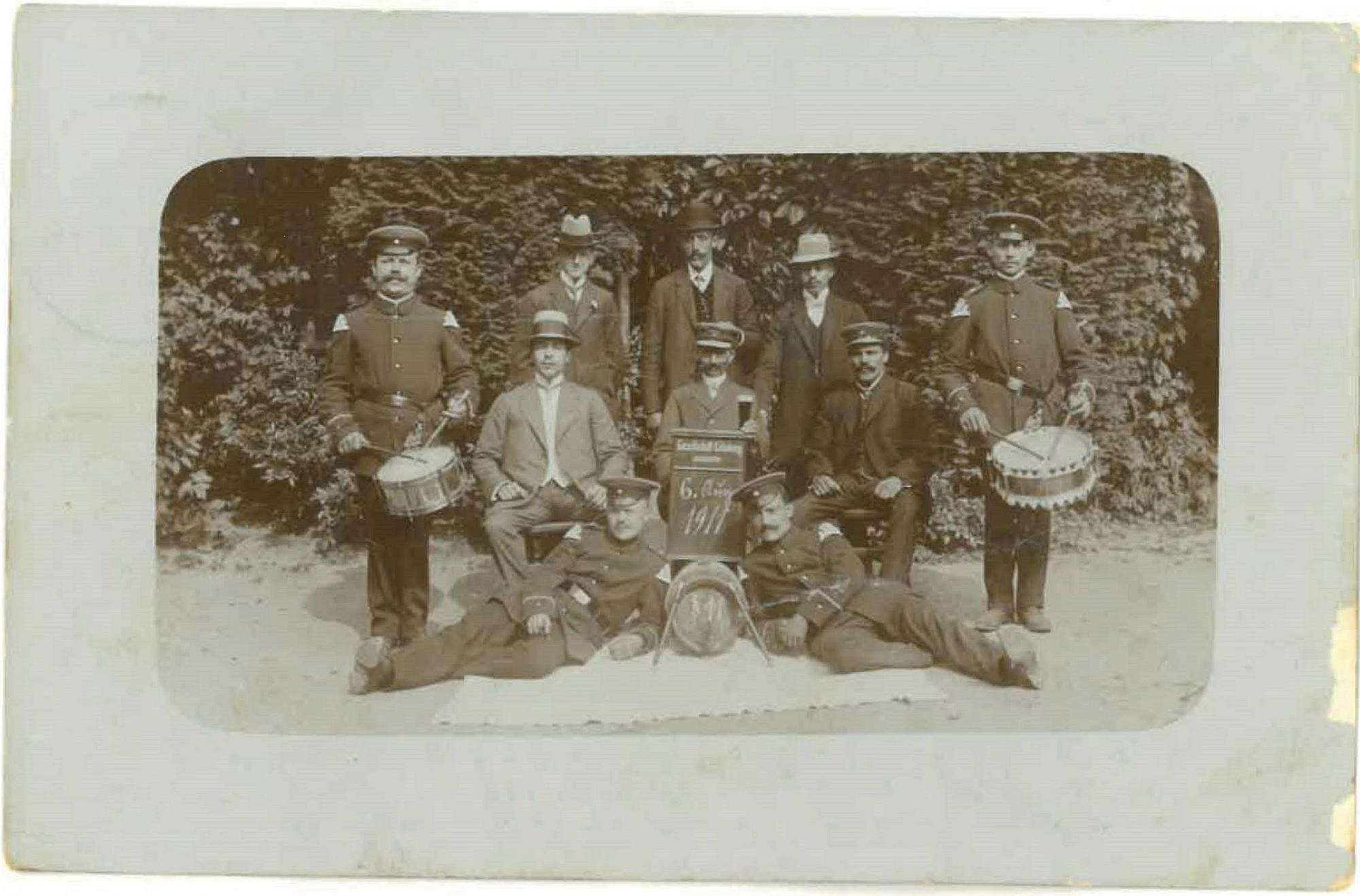 So hat die Gesellschaft Erholung am 26. August 1911 angefangen.