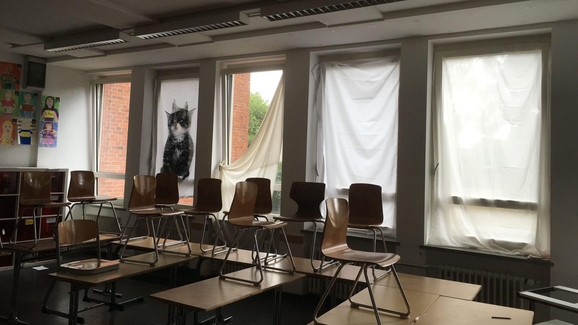 Das Gymnasium Kreuzgasse ist in einem äußerst schlechten Zustand.