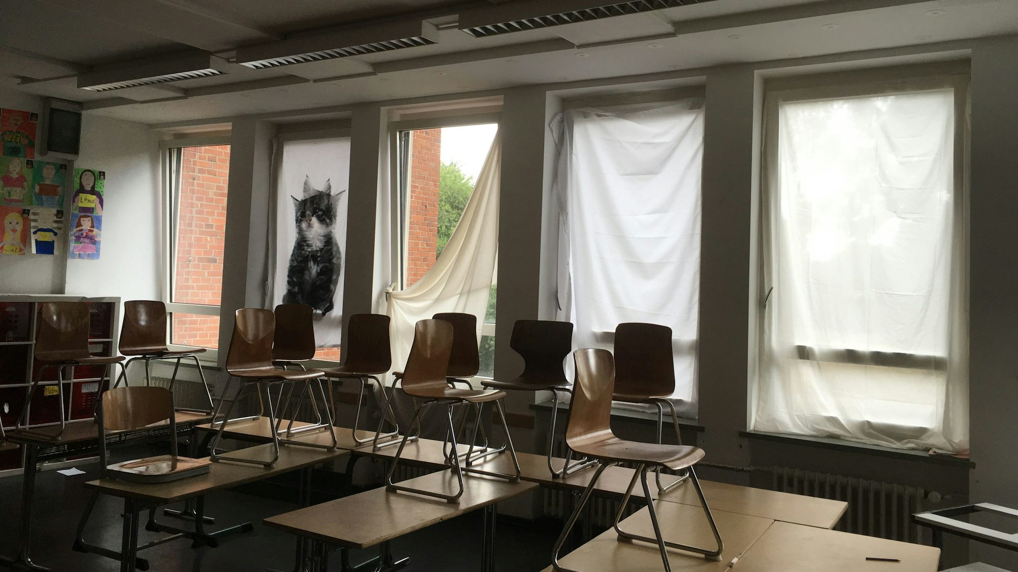 Das Gymnasium Kreuzgasse ist in einem äußerst schlechten Zustand.