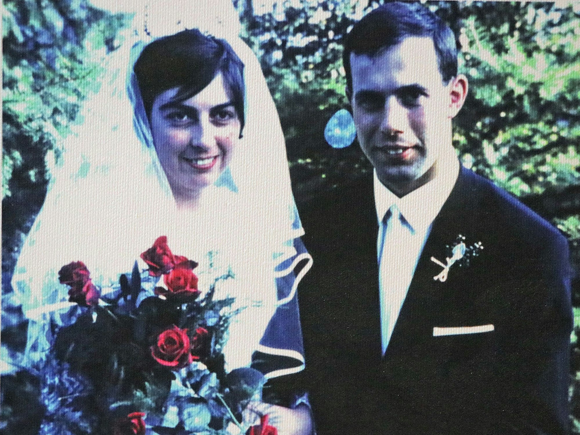 Das Hochzeitsfoto des Jubelpaars.