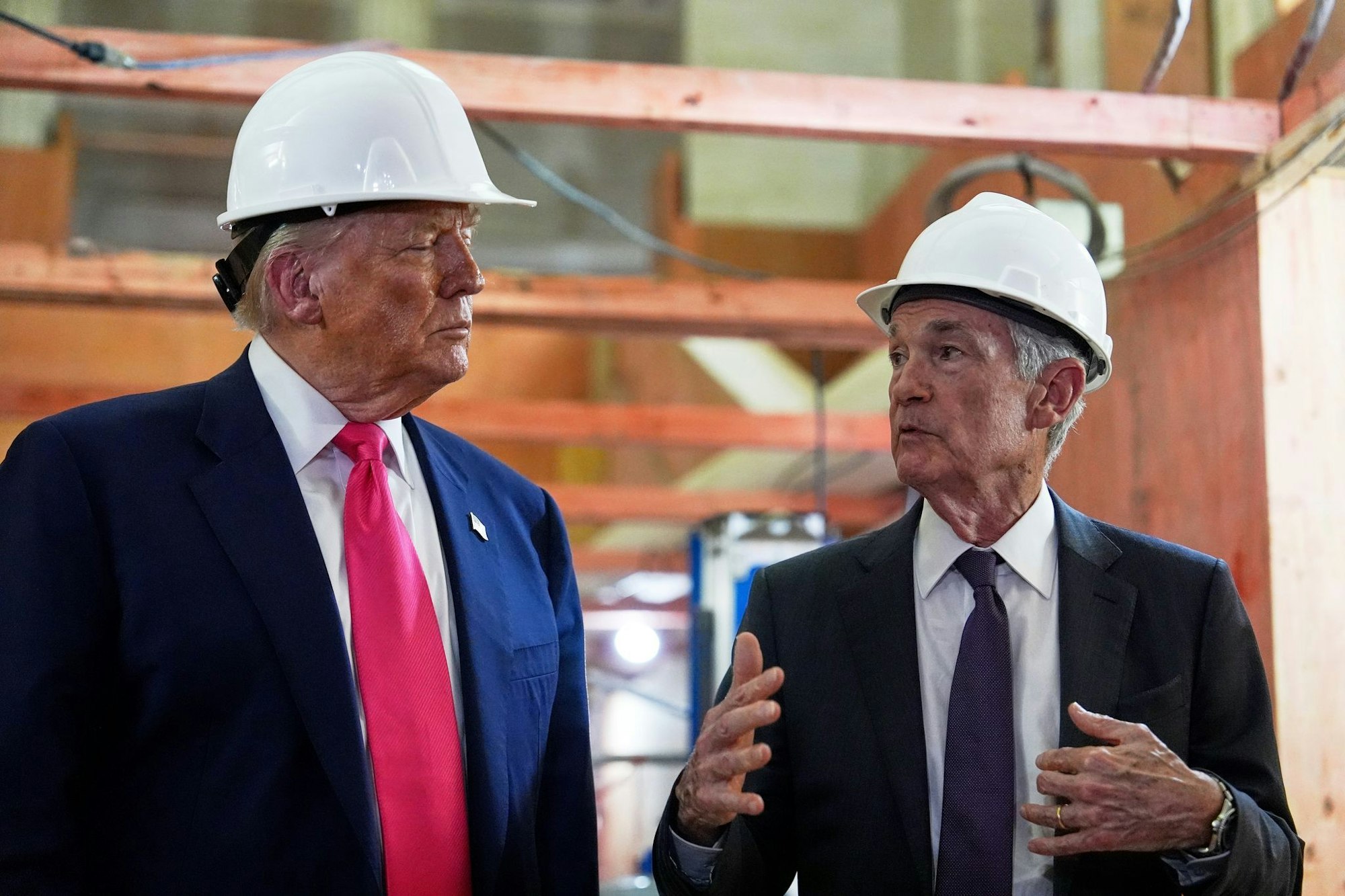 Trump beleidigt seit Monaten Fed-Chef Powell, weil er nicht die Zinsen senkt. (Archivbild)