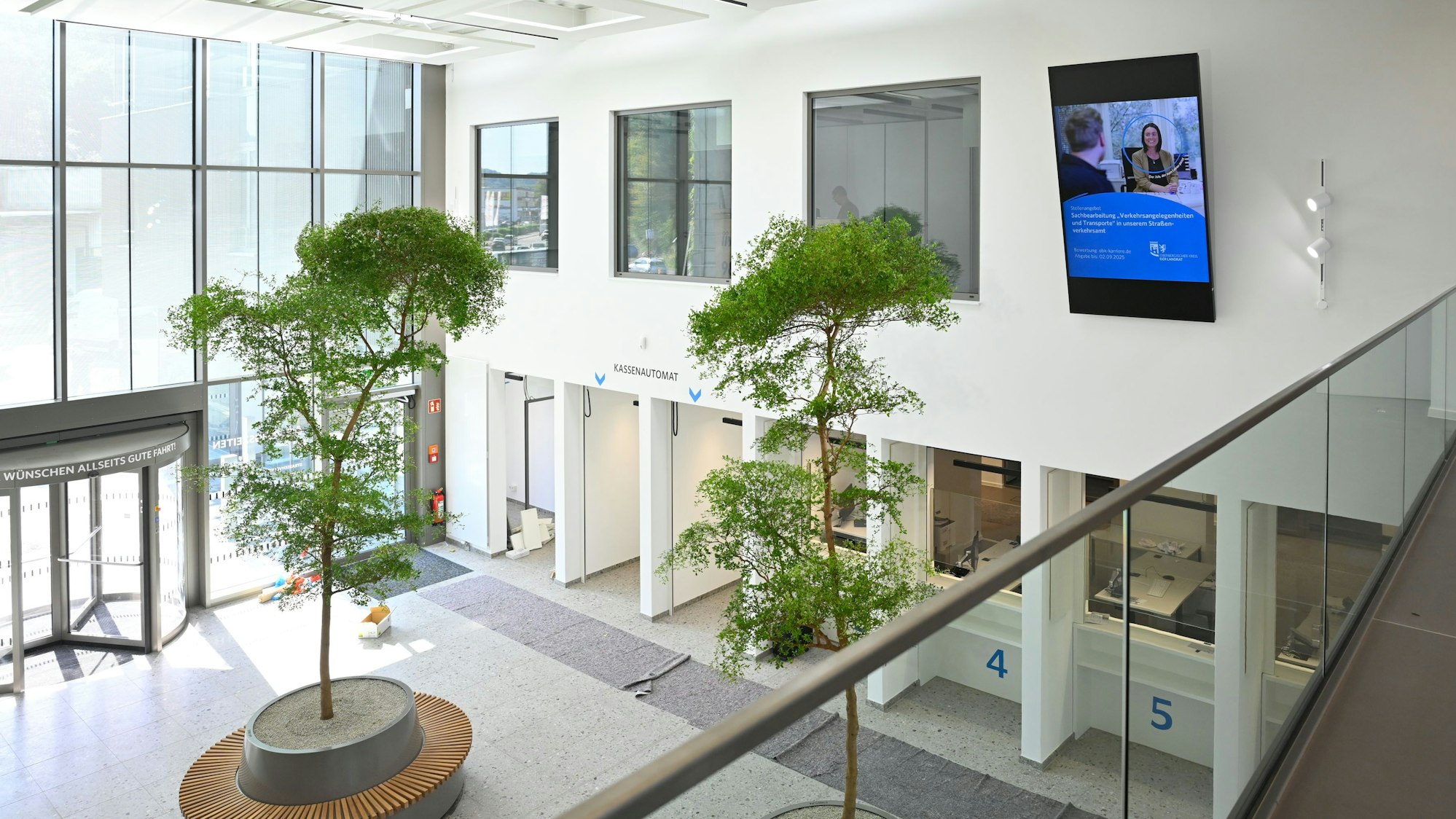 Ein Blick in den Eingangsbereich.