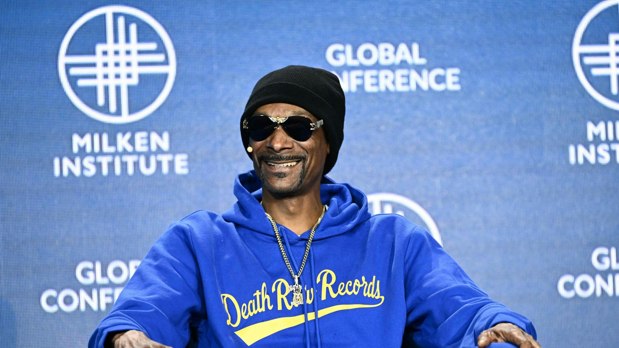 Das Bild zeigt den Rapper Snoop Dog. Foto: Patrick Fallon / AFP