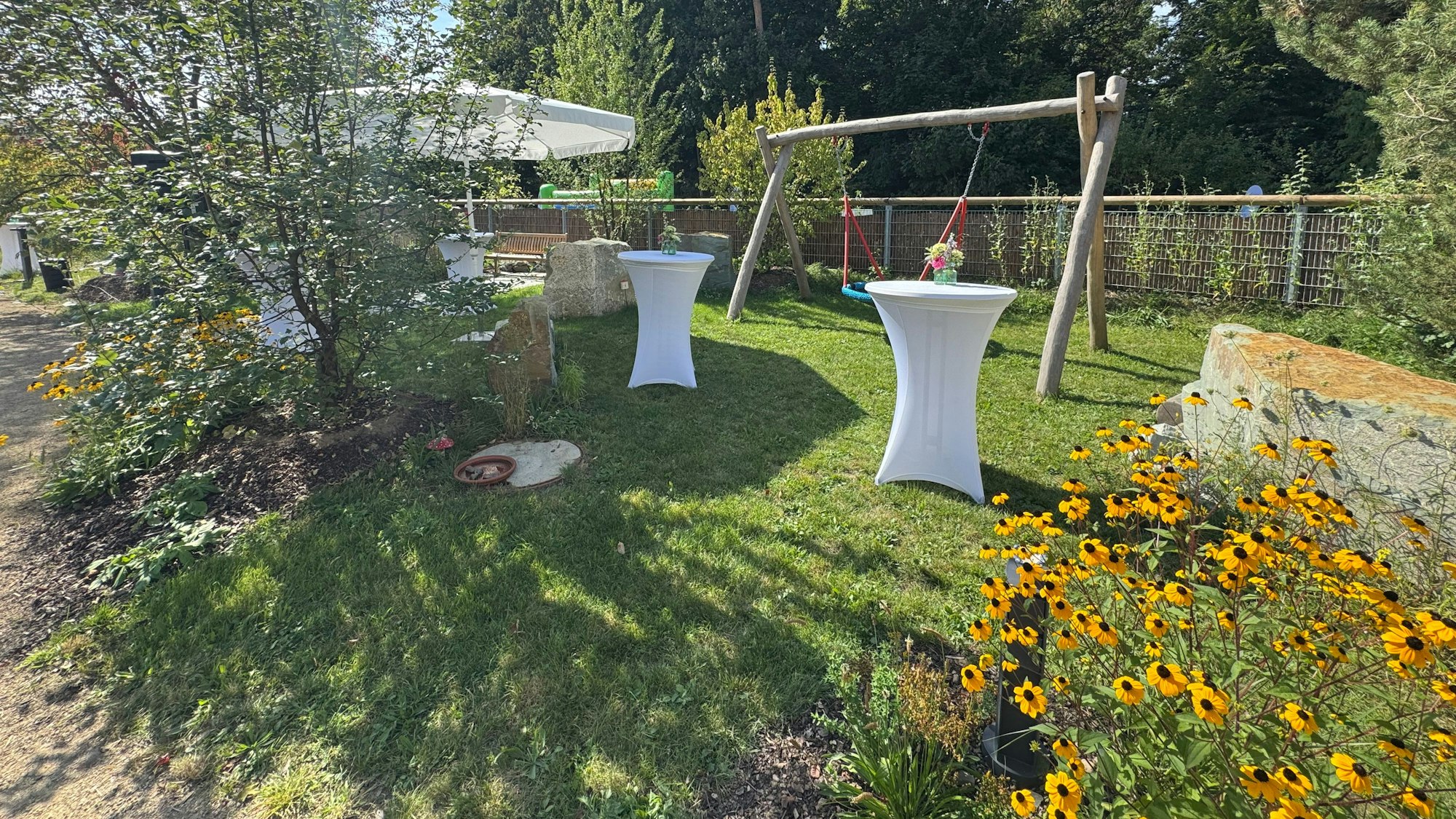 Ein Teil des Gartens.
