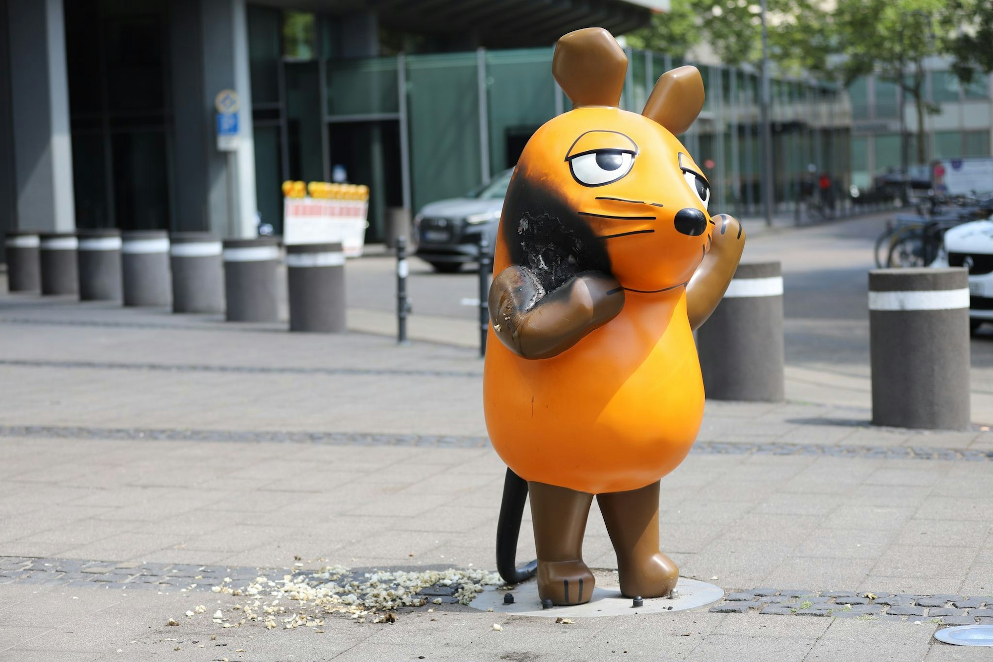 Die reparierte Maus soll nun wieder aufgestellt werden. (Archivbild)
