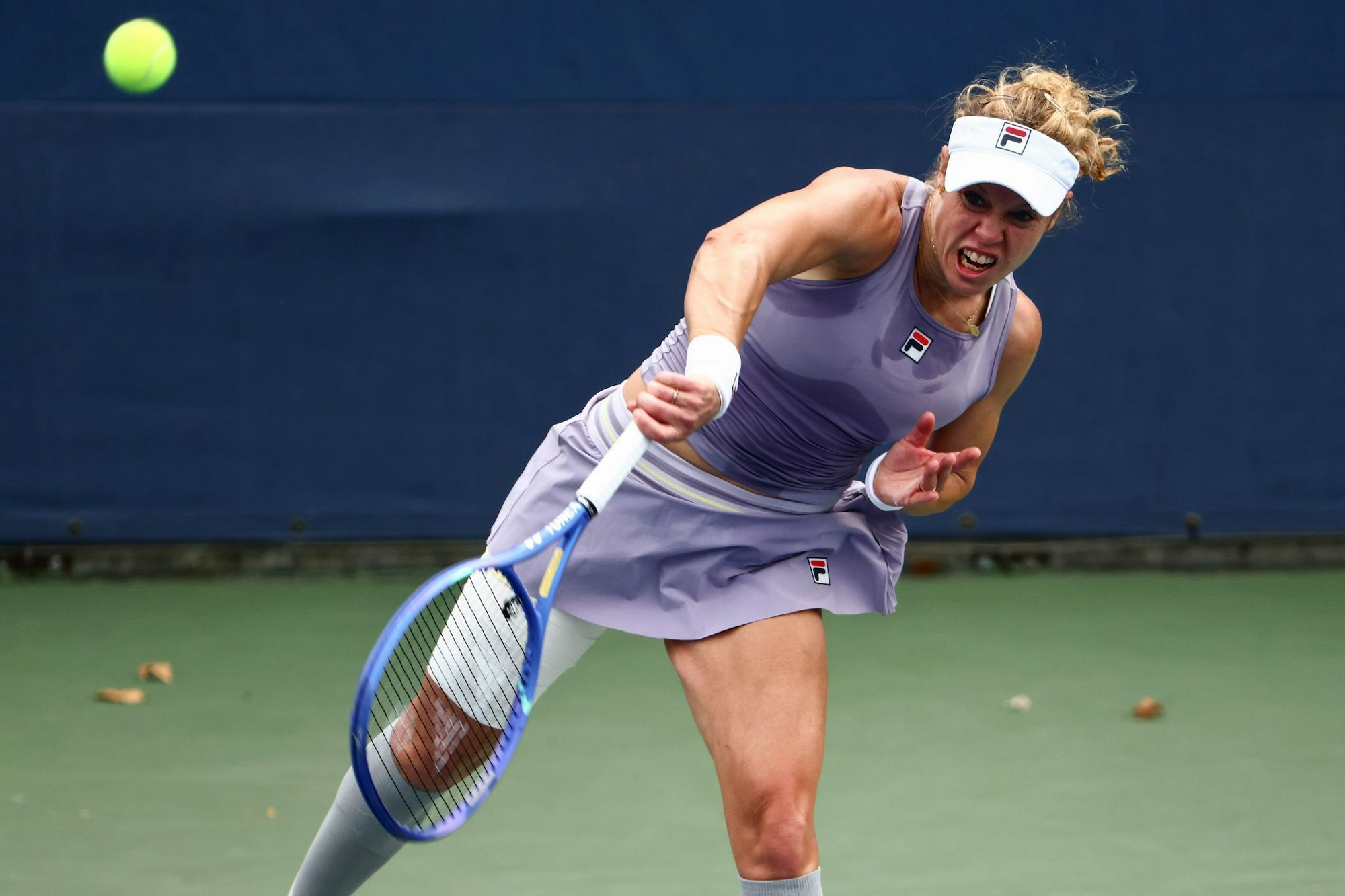 Nach einem Rückstand in Satz eins drehte Laura Siegemund ihre Partie.