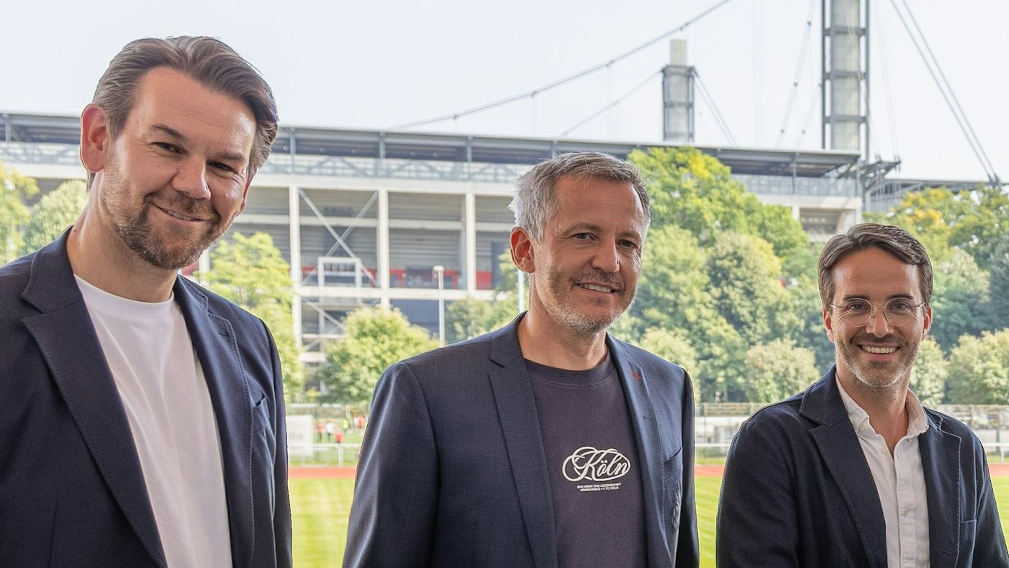 Voraussichtliches Geschäftsführer-Trio der FC-Zukunft (v.l.): Thomas Kessler, Philipp Türoff, Philipp Liesenfeld