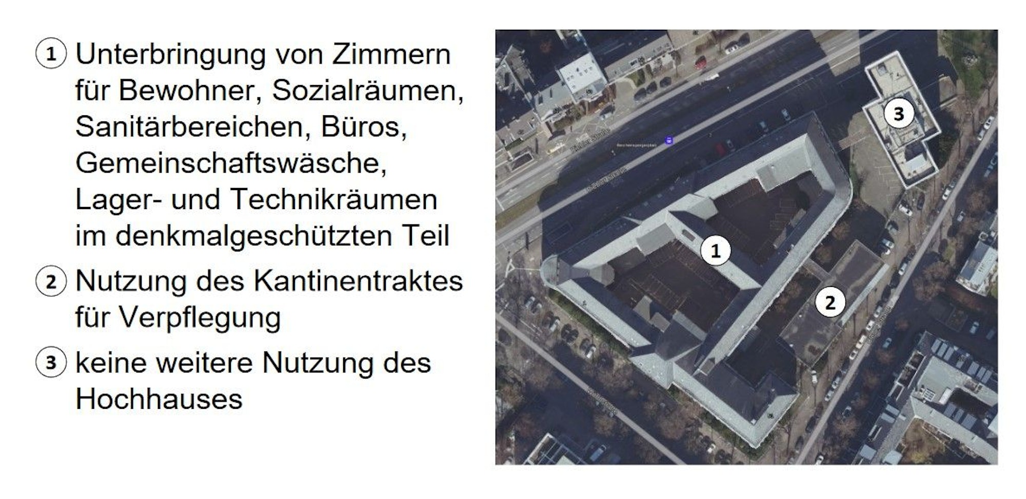 So sind die Pläne für die Flüchtlingsunterkunft.