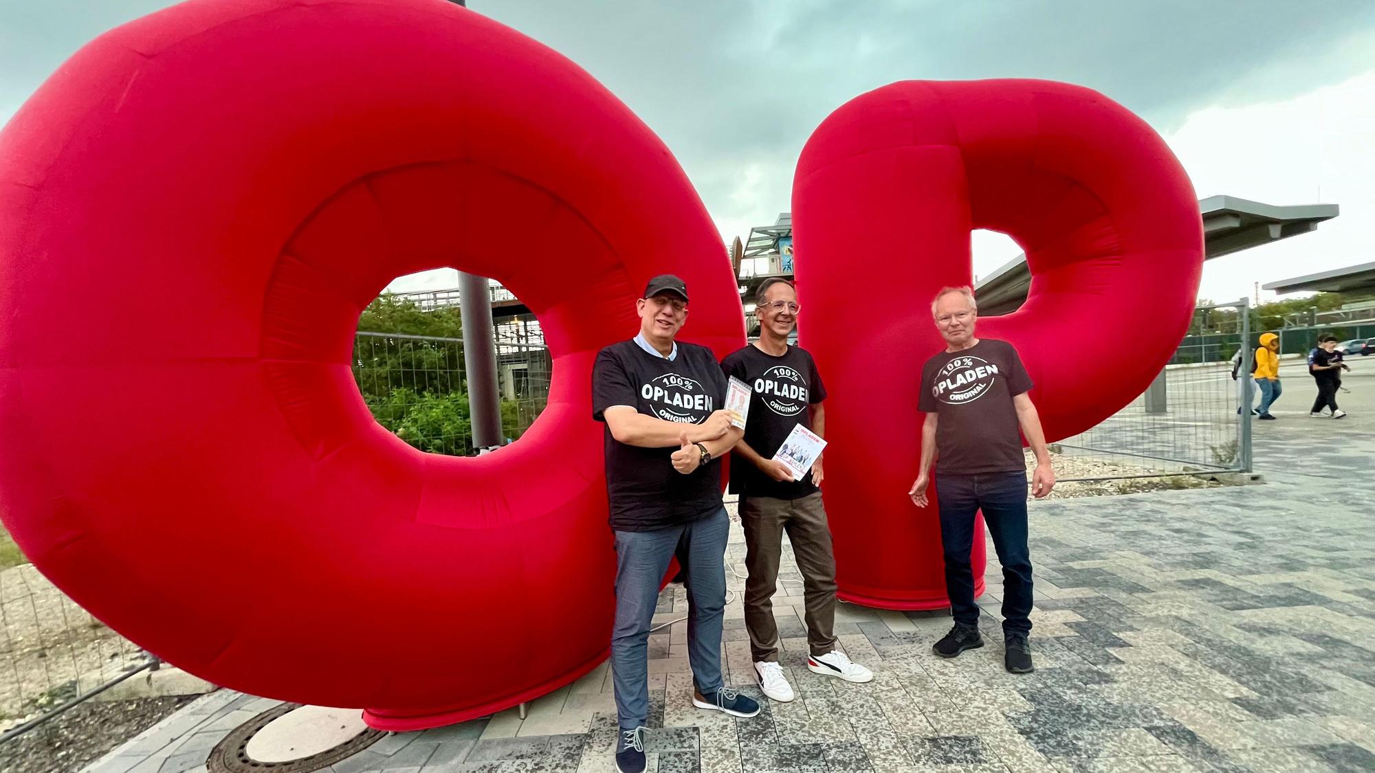 Stephan Adams, Olivier Faber und Markus Pott von Opladen Plus
