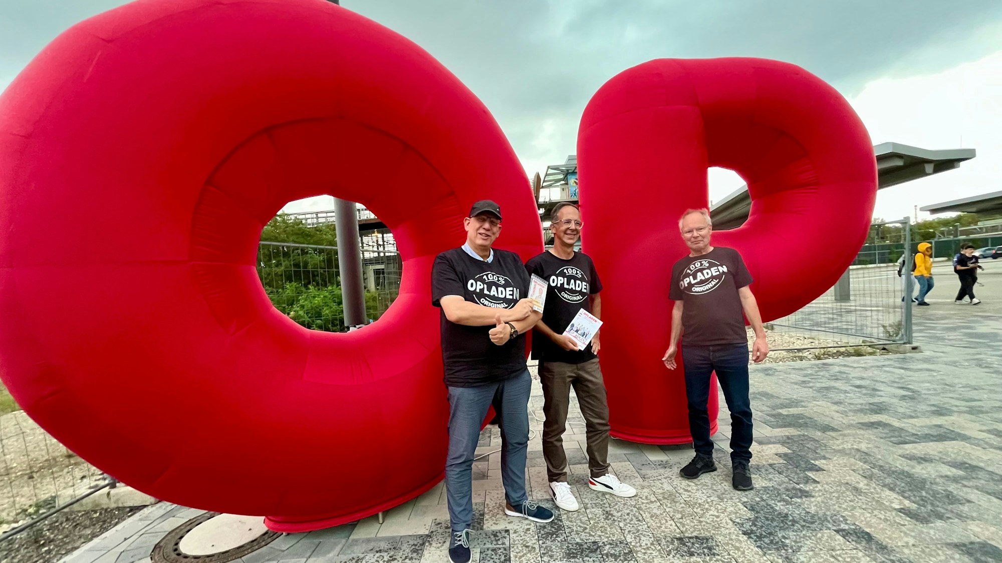 Stephan Adams, Olivier Faber und Markus Pott von Opladen Plus