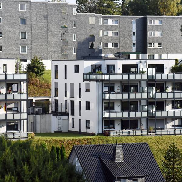 Die neuen Häuser an der Seilerstraße in Wipperfürth.