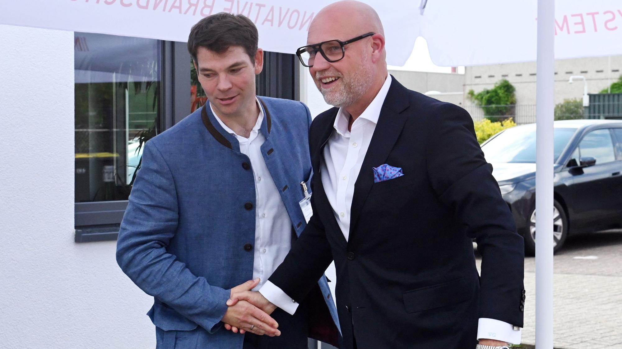 Volker Görzel teilt seine Zeit zwischen Wahlkampfterminen für das OB-Amt und seiner eigenen Kanzlei auf.