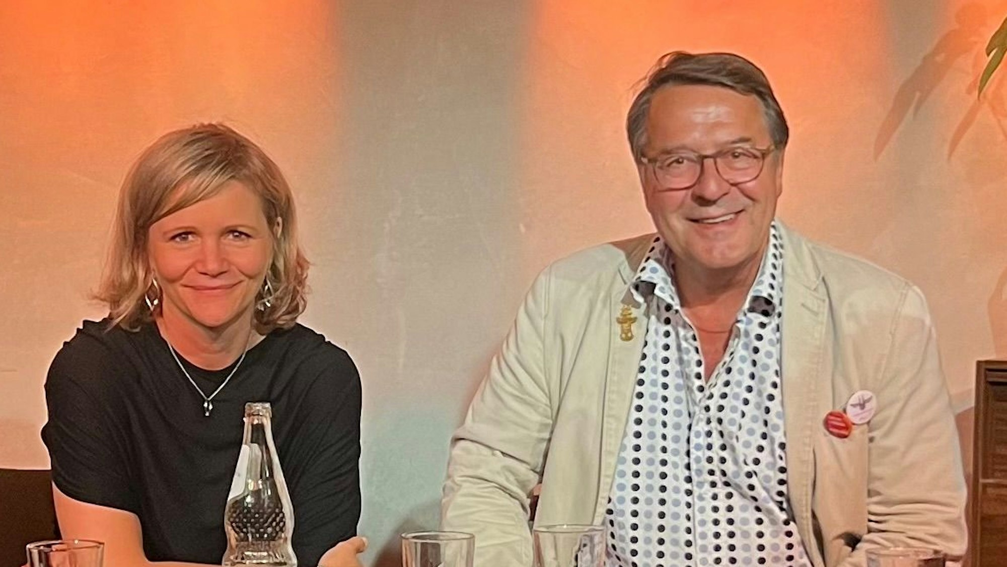 Inga Feuser und Hans Mörtter in der Kölner Wohngemeinschaft