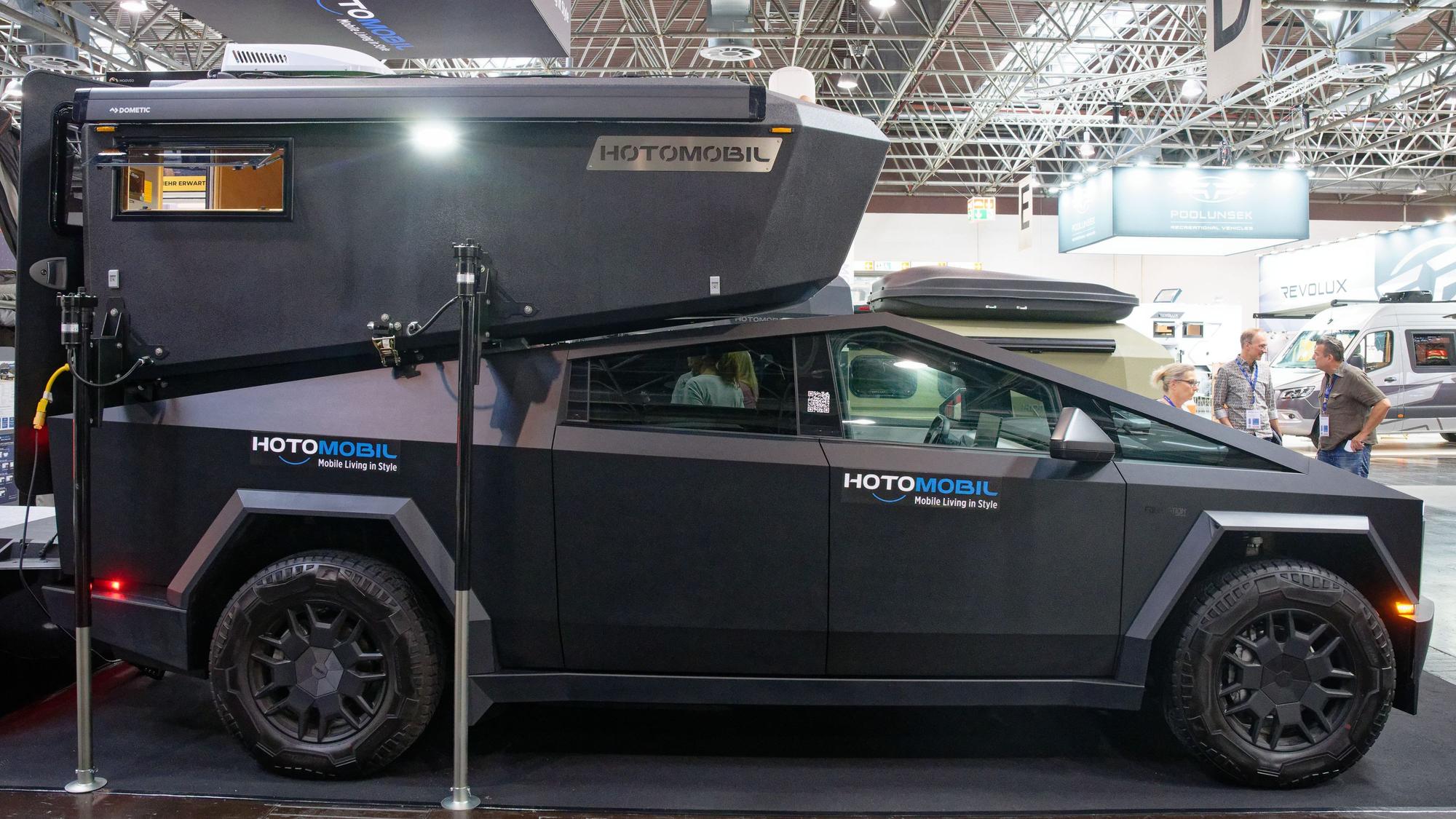 Der absetzbare Camper Cyberglad für den Tesla Cybertruck