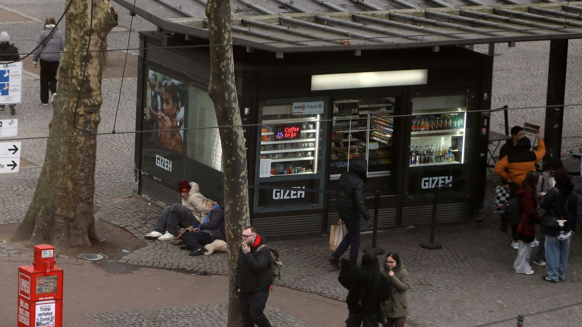 Der Kiosk auf dem Neumarkt soll in eine Anlaufstelle für die Streifen von Ordnungsamt, Polizei und KVB umgewandelt werden.