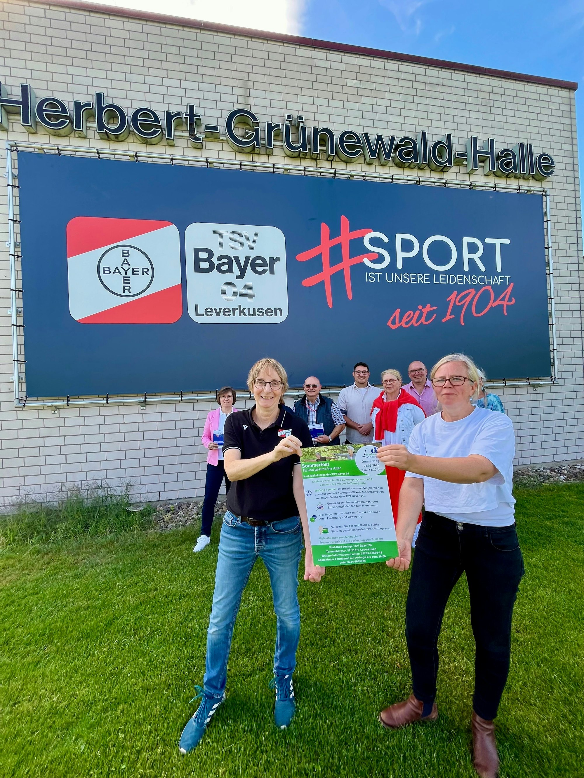 Verantwortliche für das Sommerfest „Fit und gesund ins Alter“