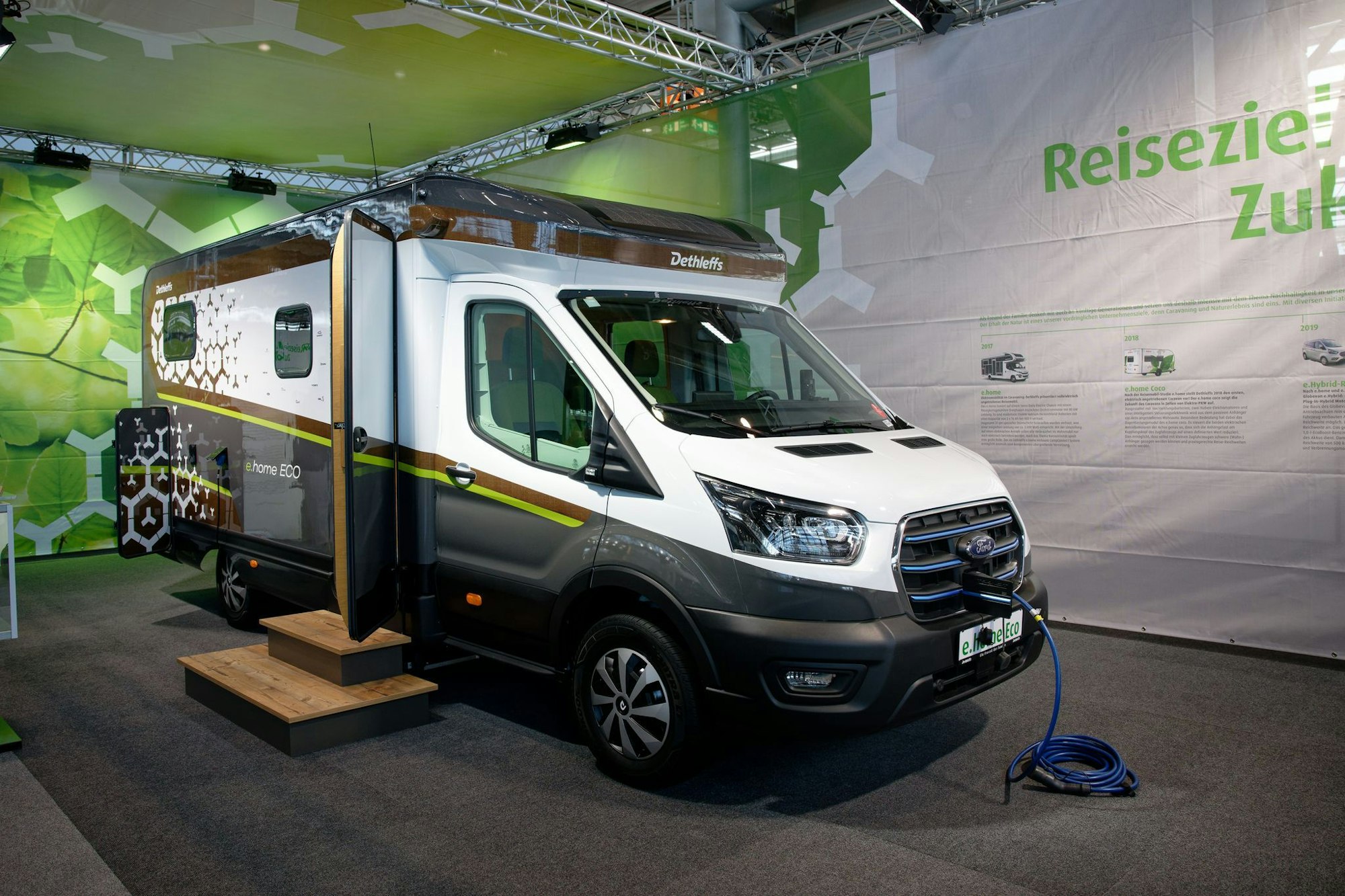 Eine Elektro-Reisemobil-Studie mit einer Reichweite von 240 Kilometern.