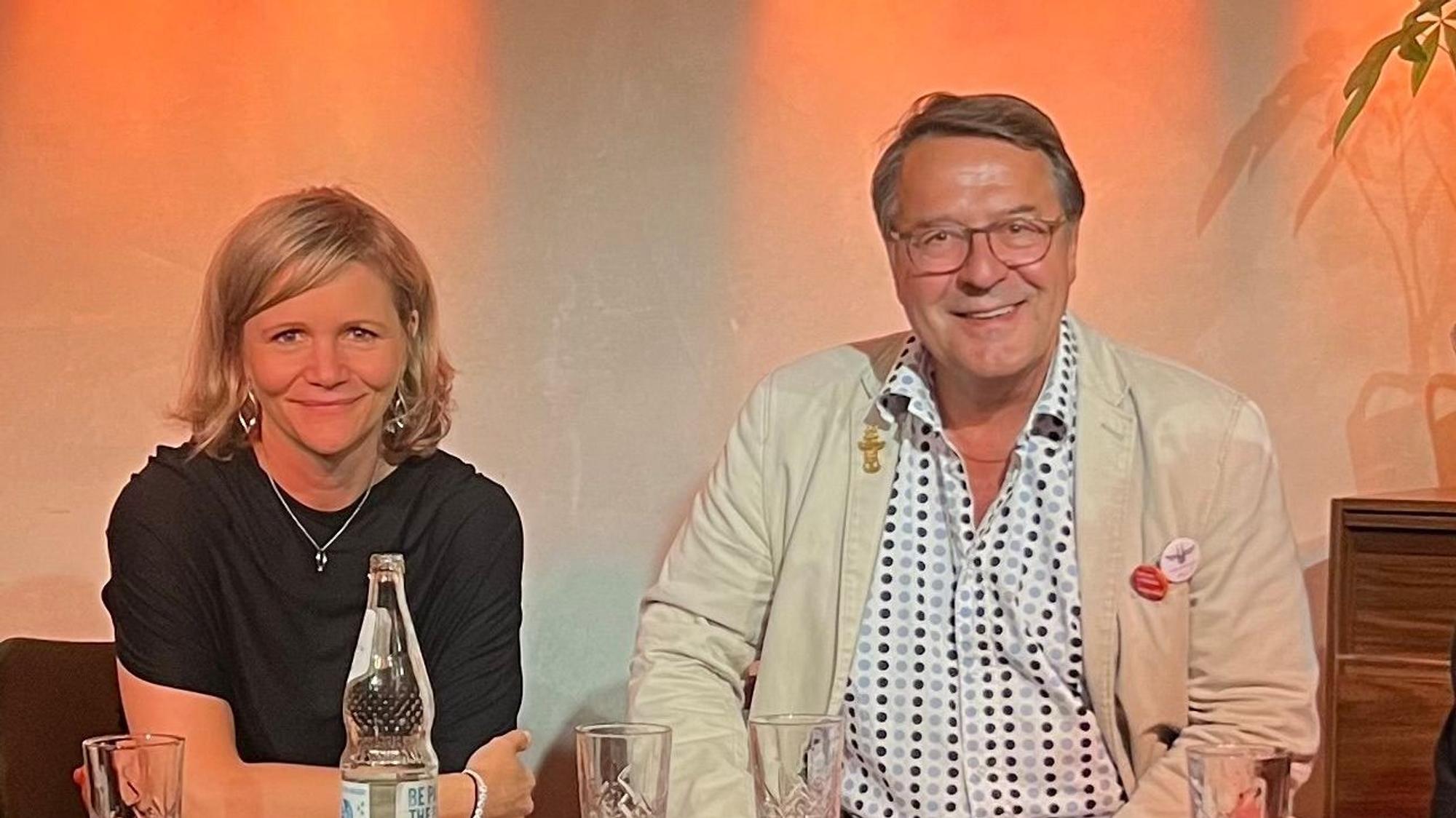 Inga Feuser und Hans Mörtter in der Kölner Wohngemeinschaft